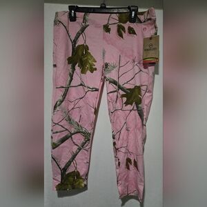 Womens pink camo leggings